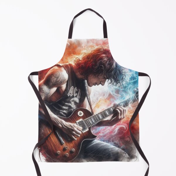 Item preview, “Electric Harmonies: The Guitarist and his Bewitching Riffs” designed and sold by CHRIST5000.