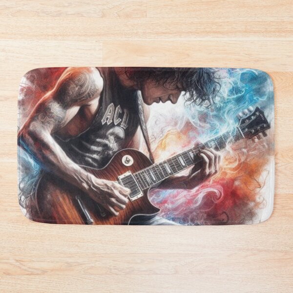Item preview, “Electric Harmonies: The Guitarist and his Bewitching Riffs” designed and sold by CHRIST5000.