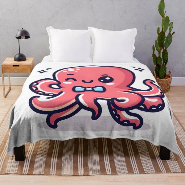 Item preview, Kawaii Octopus: A Bow Tie designed and sold by CanvasCutie.