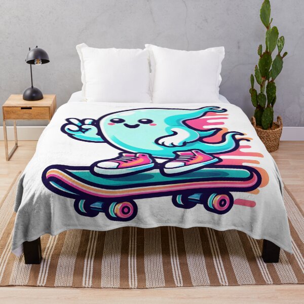 Item preview, Kawaii Vivacious Wraith: Neon Sneakers designed and sold by CanvasCutie.