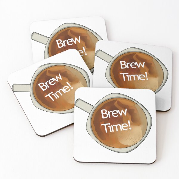 Item preview, Brew time coffee lovers  designed and sold by GrizzlyCollective.