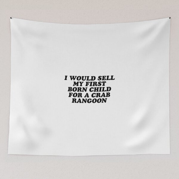 Item preview, crab rangoons designed and sold by wordswithfonts.