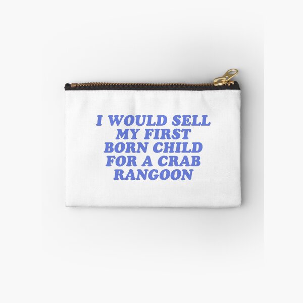Item preview, crab rangoons designed and sold by wordswithfonts.