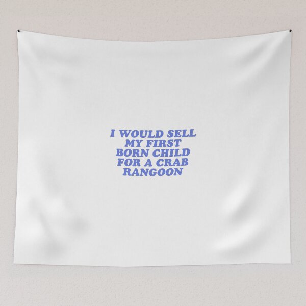 Item preview, crab rangoons designed and sold by wordswithfonts.