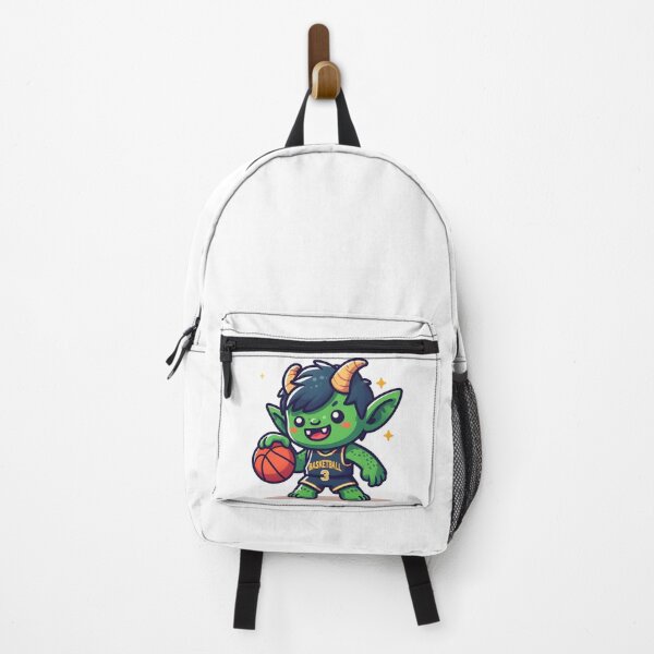 Item preview, Kawaii Grinning Goblin With Wearing A Basketball Jersey designed and sold by CanvasCutie.