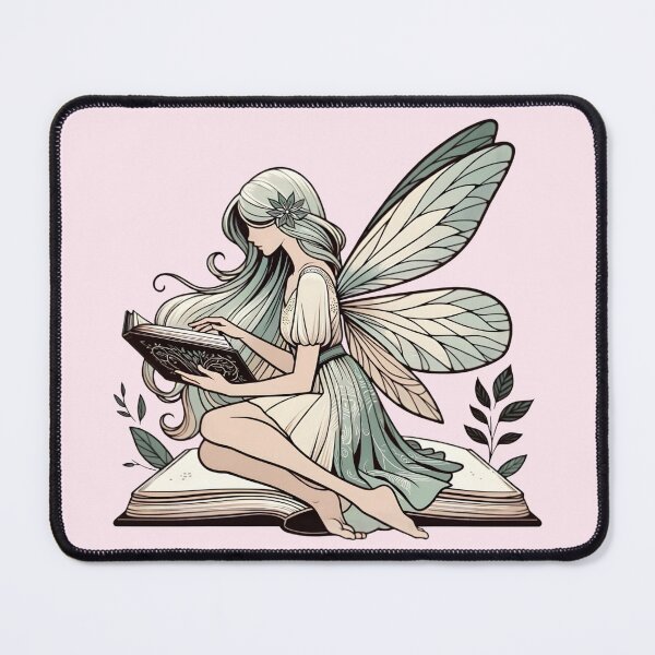 Item preview, Reading addiction. Fairy Book Enthusiast. designed and sold by Unitepeople.