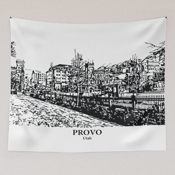 Item preview, Provo - Utah designed and sold by Lakeric Cityscapes.