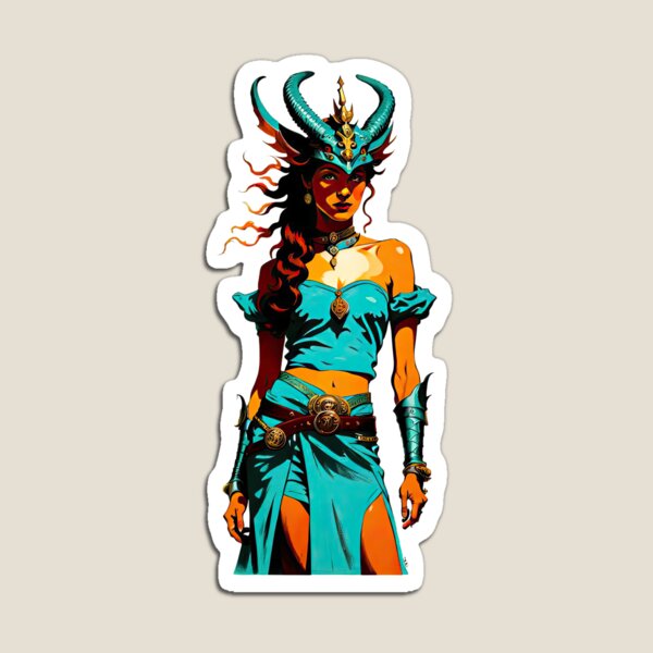 Item preview, Turquoise Rebel, Warrior Wood Dragon Queen  designed and sold by filusattila.