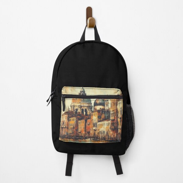Item preview, Vintage Venice Impressionism Painting designed and sold by TomFrontierArt.
