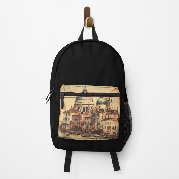 Item preview, Vintage Venice Impressionism Painting designed and sold by TomFrontierArt.