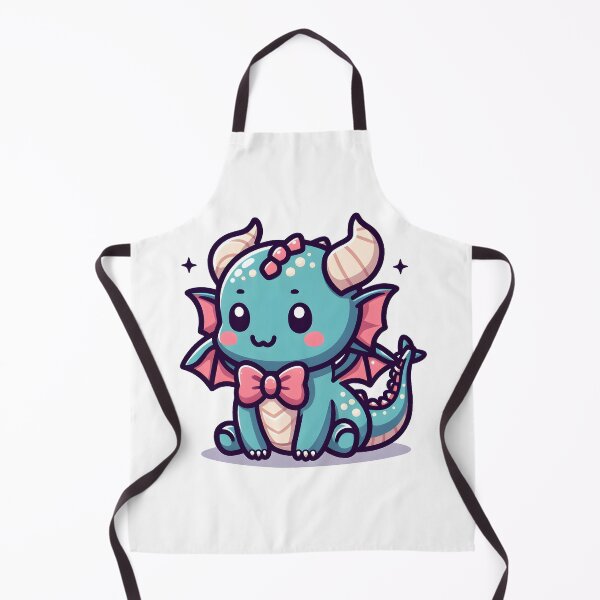 Item preview, Kawaii Adorable Dragon With Bow Tie designed and sold by CanvasCutie.
