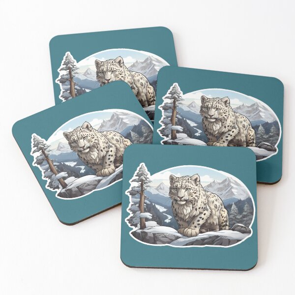 Item preview, Majestic Snow Leopard designed and sold by Irbisinthebox.
