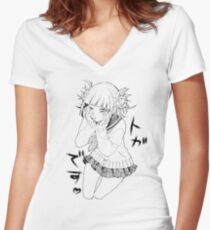 Himiko Toga Women's Fitted V-Neck T-Shirt