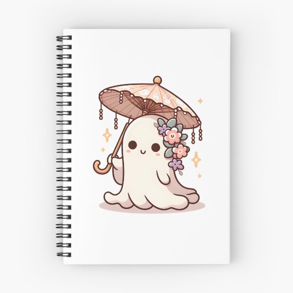 Item preview, Kawaii Gentle Banshee With A Delicate Floral Umbrella designed and sold by CanvasCutie.