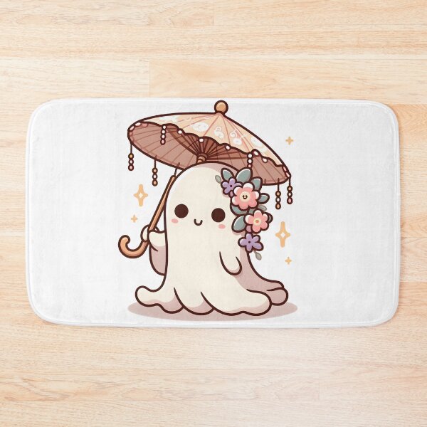 Item preview, Kawaii Gentle Banshee With A Delicate Floral Umbrella designed and sold by CanvasCutie.