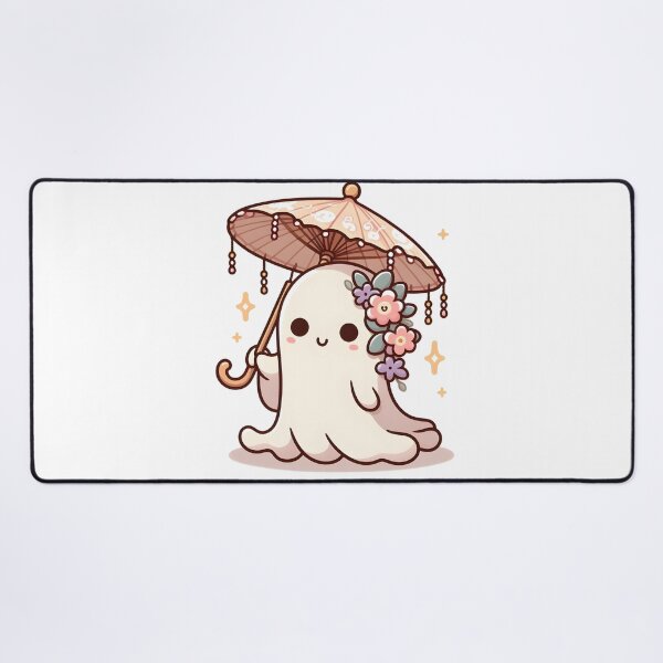 Item preview, Kawaii Gentle Banshee With A Delicate Floral Umbrella designed and sold by CanvasCutie.