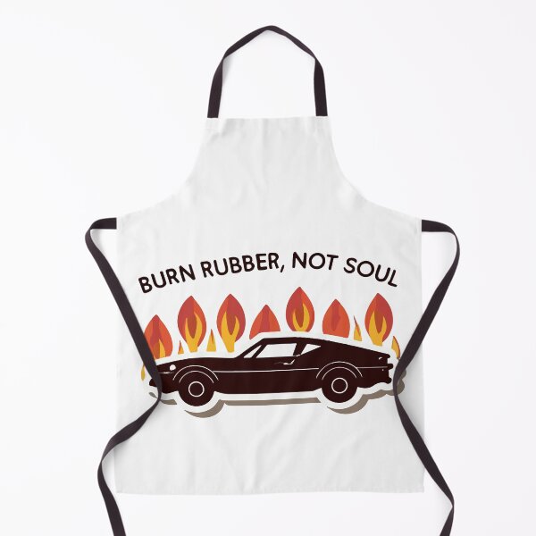 Item preview, Burn Rubber, Not Soul Muscle Car Silhouette Design designed and sold by NiftyWrx.