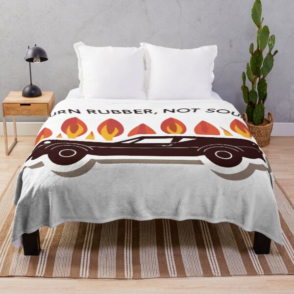 Item preview, Burn Rubber, Not Soul Muscle Car Silhouette Design designed and sold by NiftyWrx.