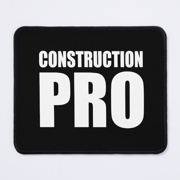 Item preview, Construction PRO - white text designed and sold by WhiteShirtGuy.