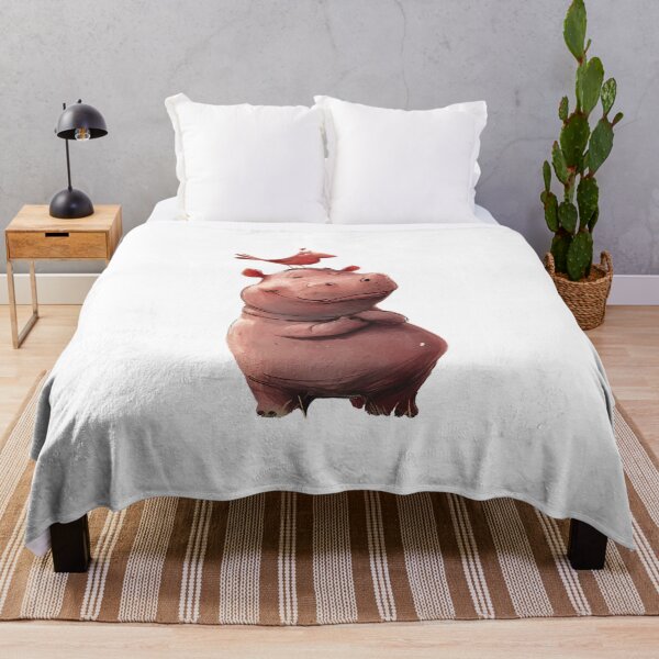 Item preview, Happy hippo designed and sold by 5minArtStudio.