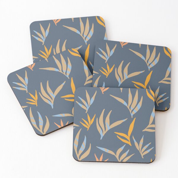 Item preview, modern abstract leaves pattern 1 designed and sold by AlessandraWood.