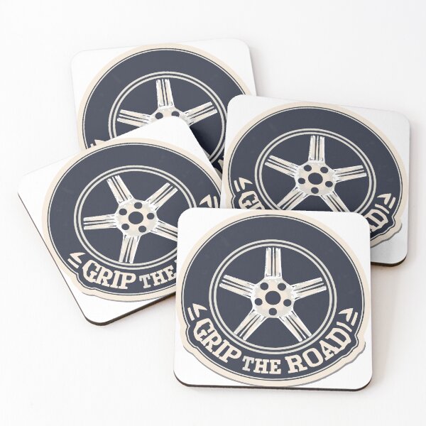 Item preview, Muscle Car Aggressive Tire Grip - Retro Style designed and sold by NiftyWrx.