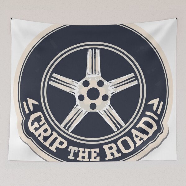 Item preview, Muscle Car Aggressive Tire Grip - Retro Style designed and sold by NiftyWrx.