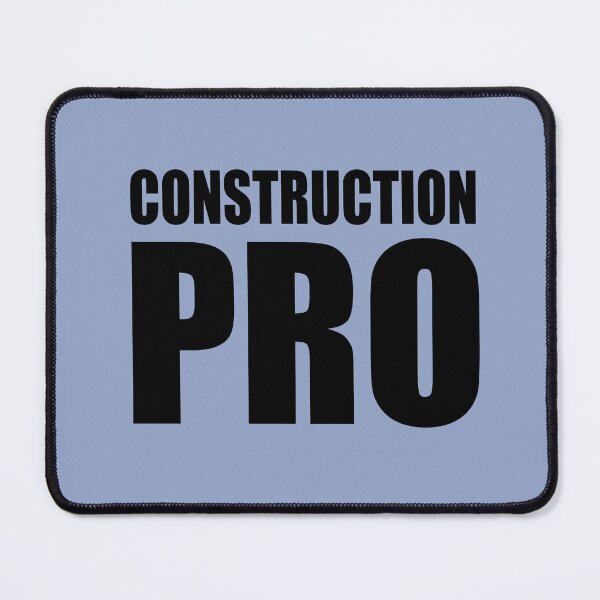 Item preview, Construction PRO - black text designed and sold by WhiteShirtGuy.