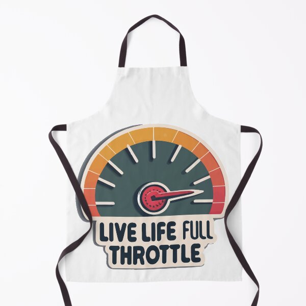 Item preview, Live Life Full Throttle Speedometer Design designed and sold by NiftyWrx.