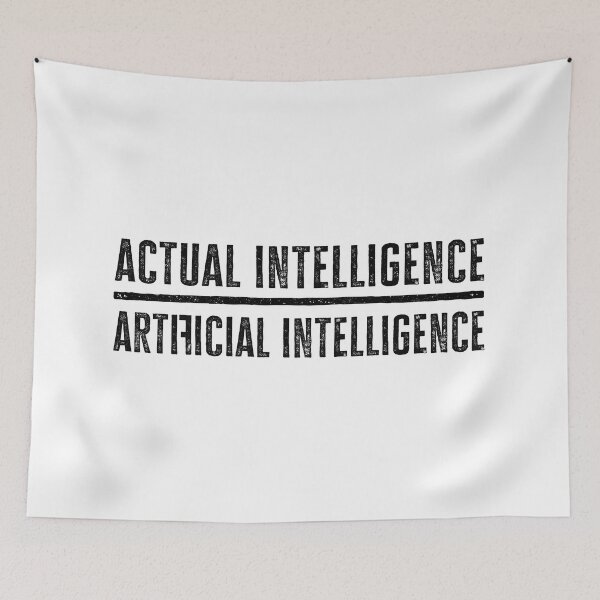 Item preview, Actual Intelligence > Artificial Intelligence designed and sold by Signs for Dark Times.