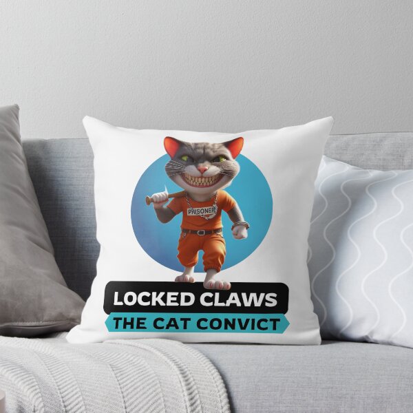 Item preview, Locked Claws: The Cat Convict designed and sold by Hungry-Murphy.