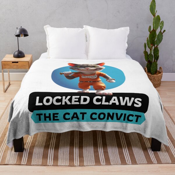 Item preview, Locked Claws: The Cat Convict designed and sold by Hungry-Murphy.