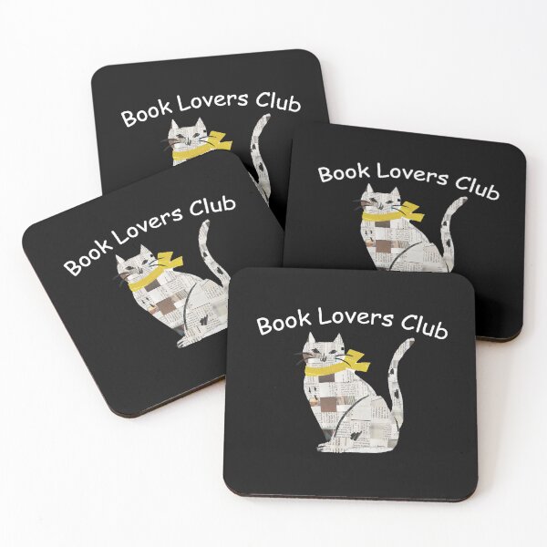 Item preview, Book Lovers Club Cat designed and sold by Jozefin's Studio.