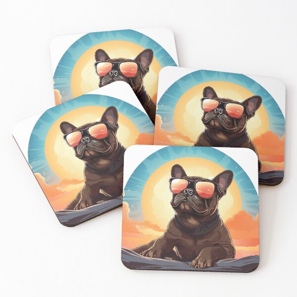 Item preview, French Bulldog lies on the sun  designed and sold by RalNix.