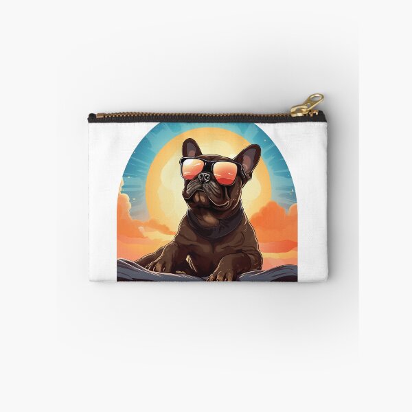 Item preview, French Bulldog lies on the sun  designed and sold by RalNix.