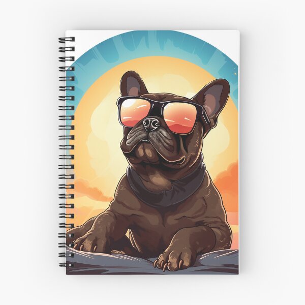 Item preview, French Bulldog lies on the sun  designed and sold by RalNix.