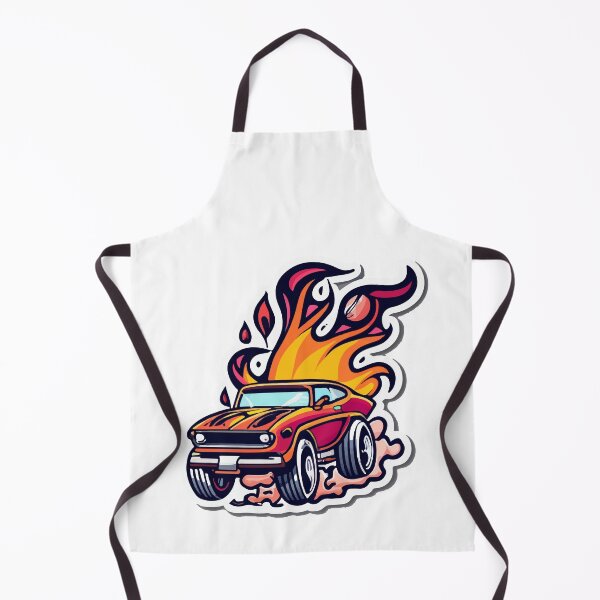 Item preview, Muscle Car Wheelie Flame Show designed and sold by NiftyWrx.