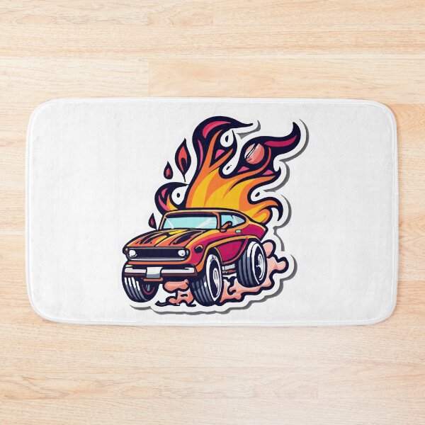 Item preview, Muscle Car Wheelie Flame Show designed and sold by NiftyWrx.