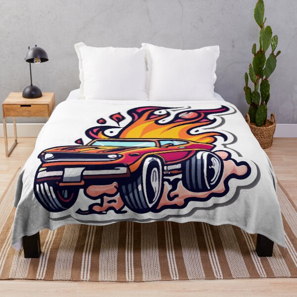 Item preview, Muscle Car Wheelie Flame Show designed and sold by NiftyWrx.