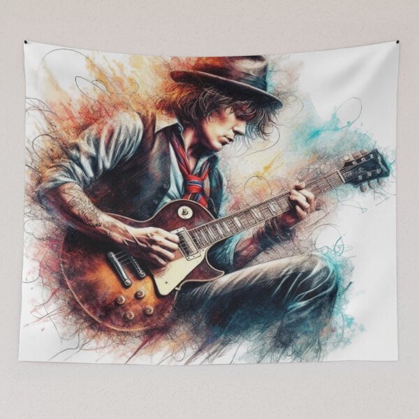 Item preview, "The Guitar Maestro: The Guitarist's Stunning Riffs" designed and sold by CHRIST5000.