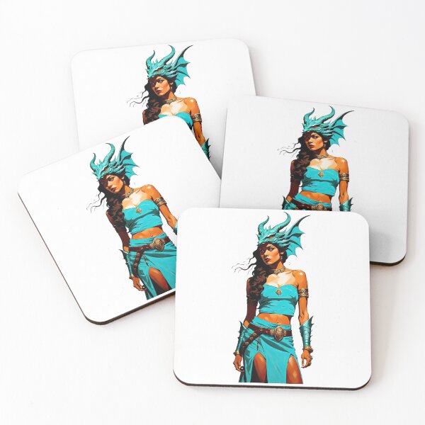 Item preview, Turquoise Rebel, Warrior Wood Dragon Queen  designed and sold by filusattila.