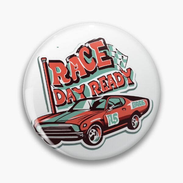 Item preview, Race Day Ready Muscle Car Sticker designed and sold by NiftyWrx.