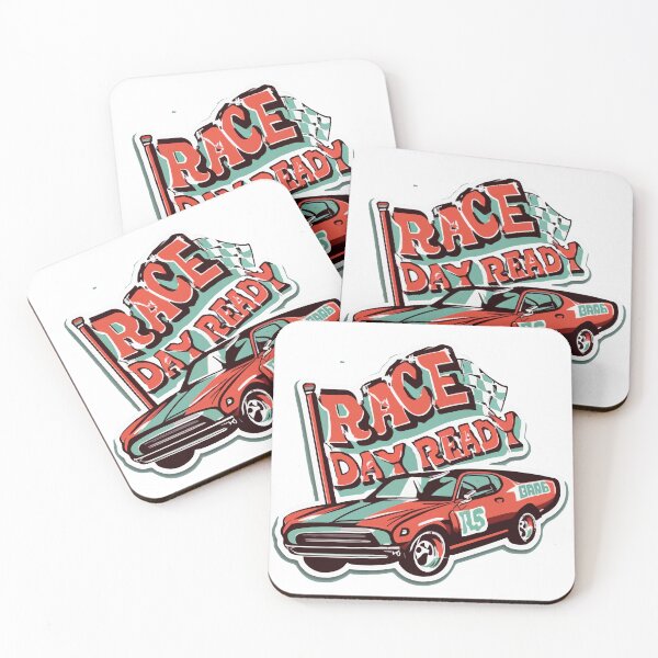 Item preview, Race Day Ready Muscle Car Sticker designed and sold by NiftyWrx.