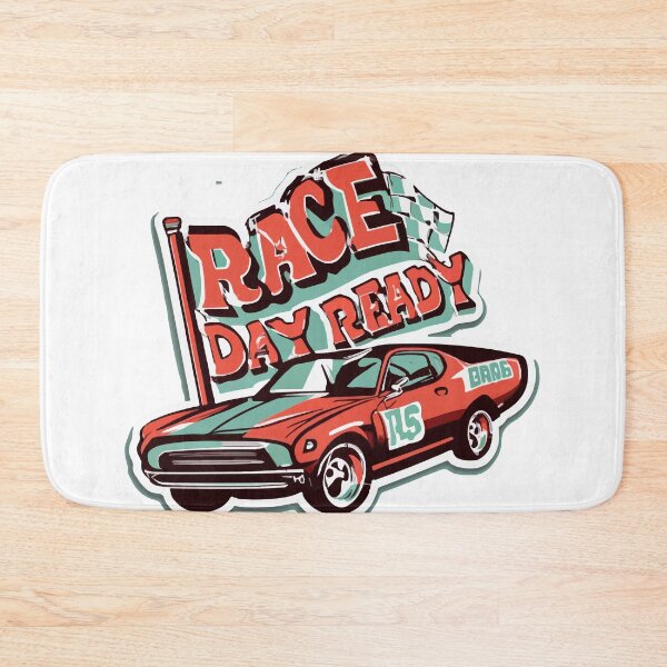 Item preview, Race Day Ready Muscle Car Sticker designed and sold by NiftyWrx.