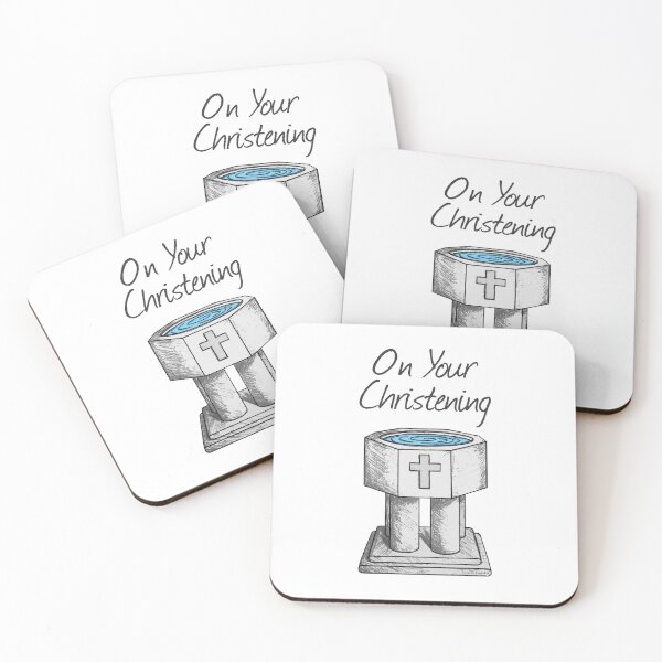 Item preview, On Your Christening Church Font Baptism designed and sold by doodlerob.