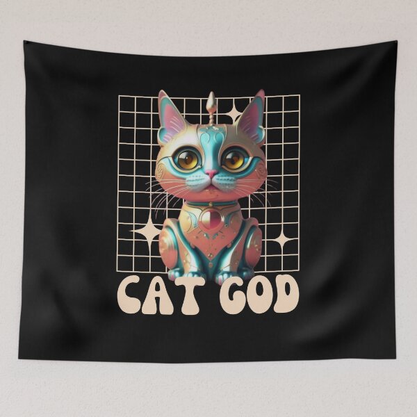 Item preview, Mechanical god cat I designed and sold by PatronesKawai.