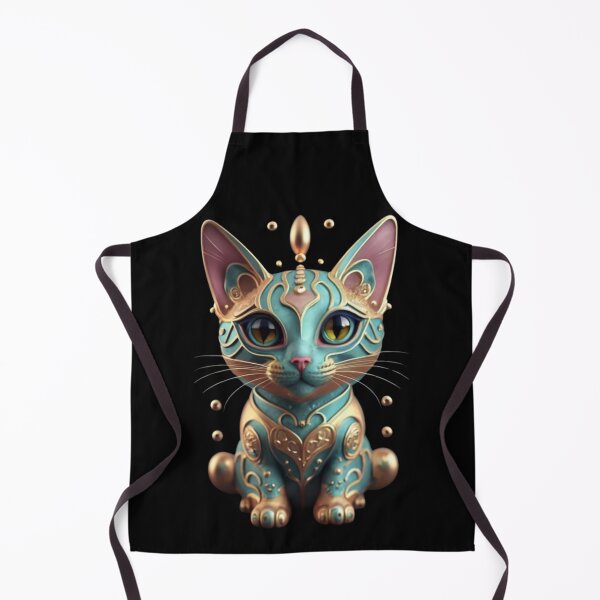 Item preview, mechanical god cat designed and sold by PatronesKawai.