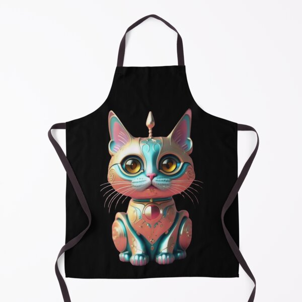 Item preview, mechanical god cat designed and sold by PatronesKawai.