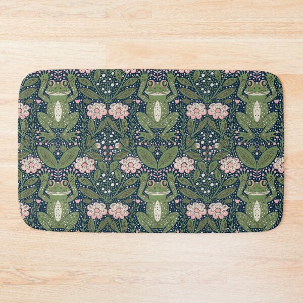 Item preview, Floral Frog Pattern - Nature-Inspired Design designed and sold by MindFulStudios.