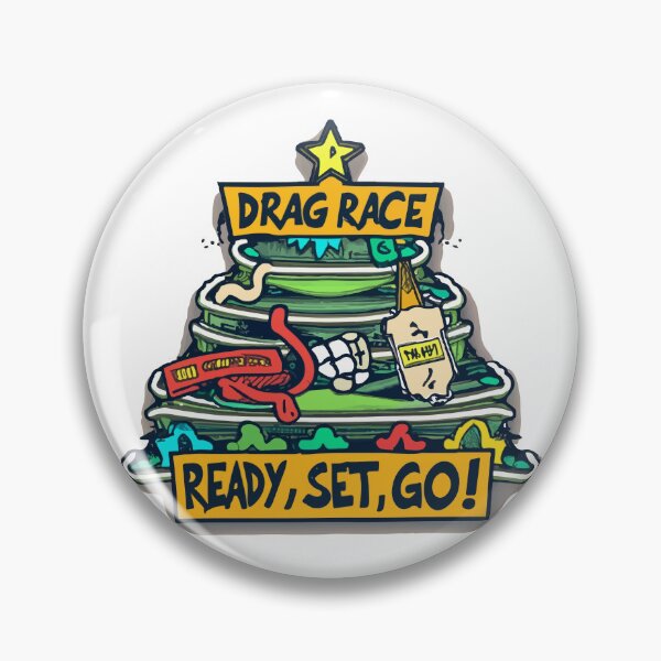 Item preview, Comic Drag Race Christmas Tree Countdown designed and sold by NiftyWrx.